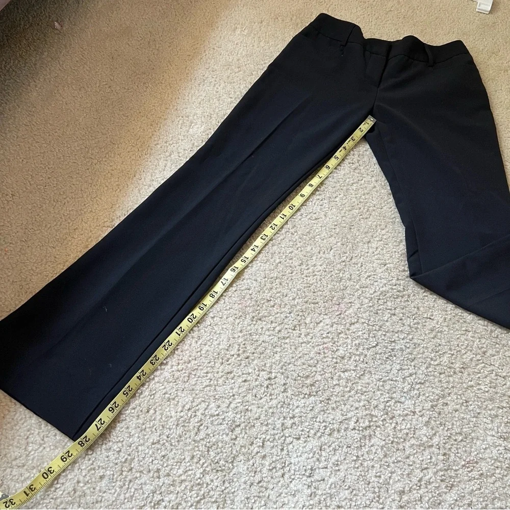 BCX Women Black Mid Rise Skinny Bootcut Flare Slacks  0‎ Office Dress Pants EUC - Picture 11 of 12